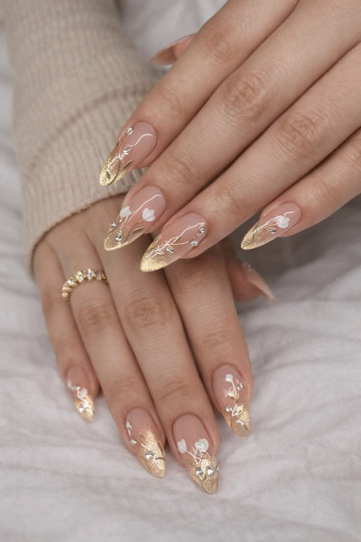 Crystal Nail Enamel Application